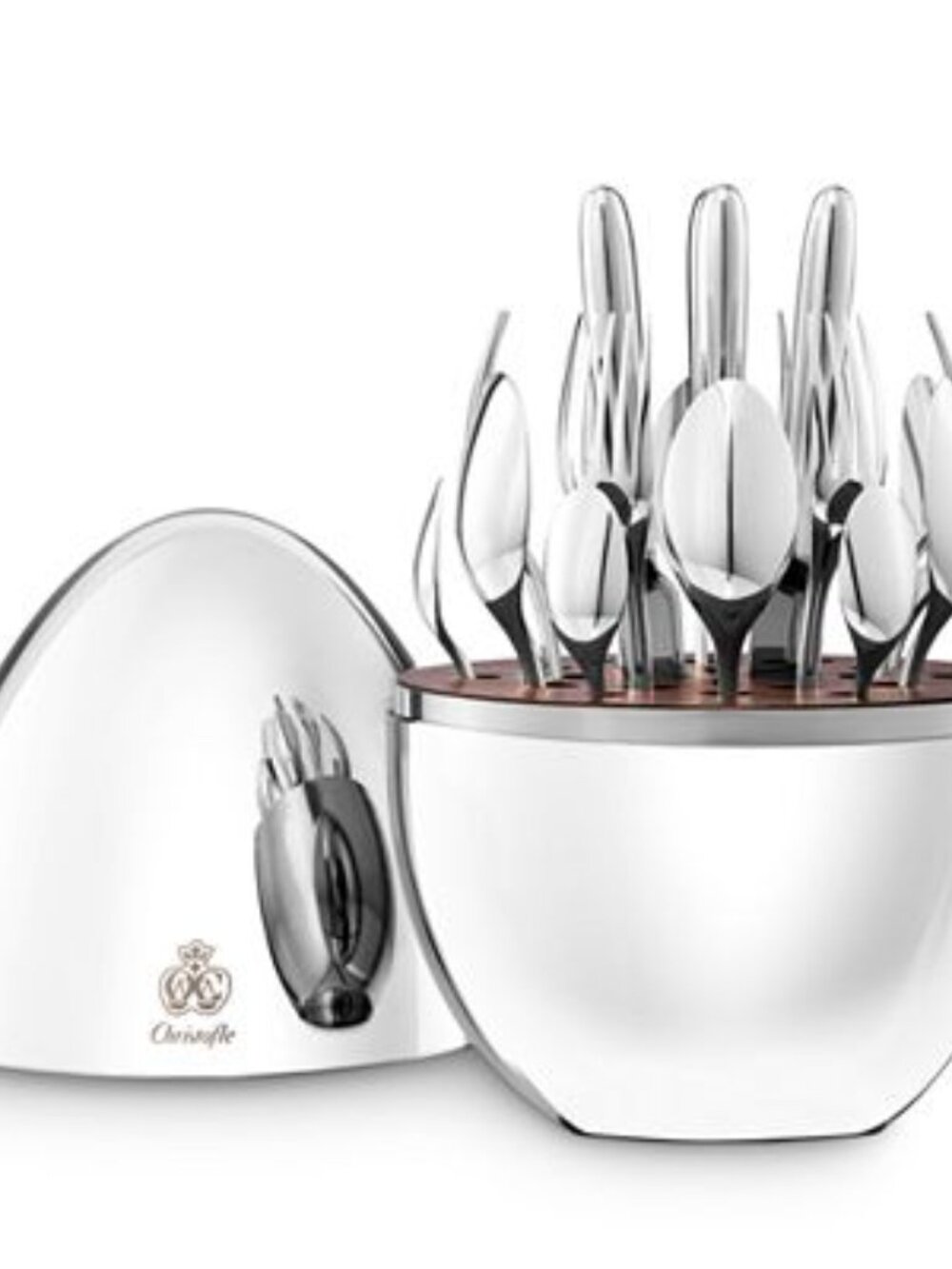 Christofle Mood Silverplate 24-Piece Flatware Set  NEW